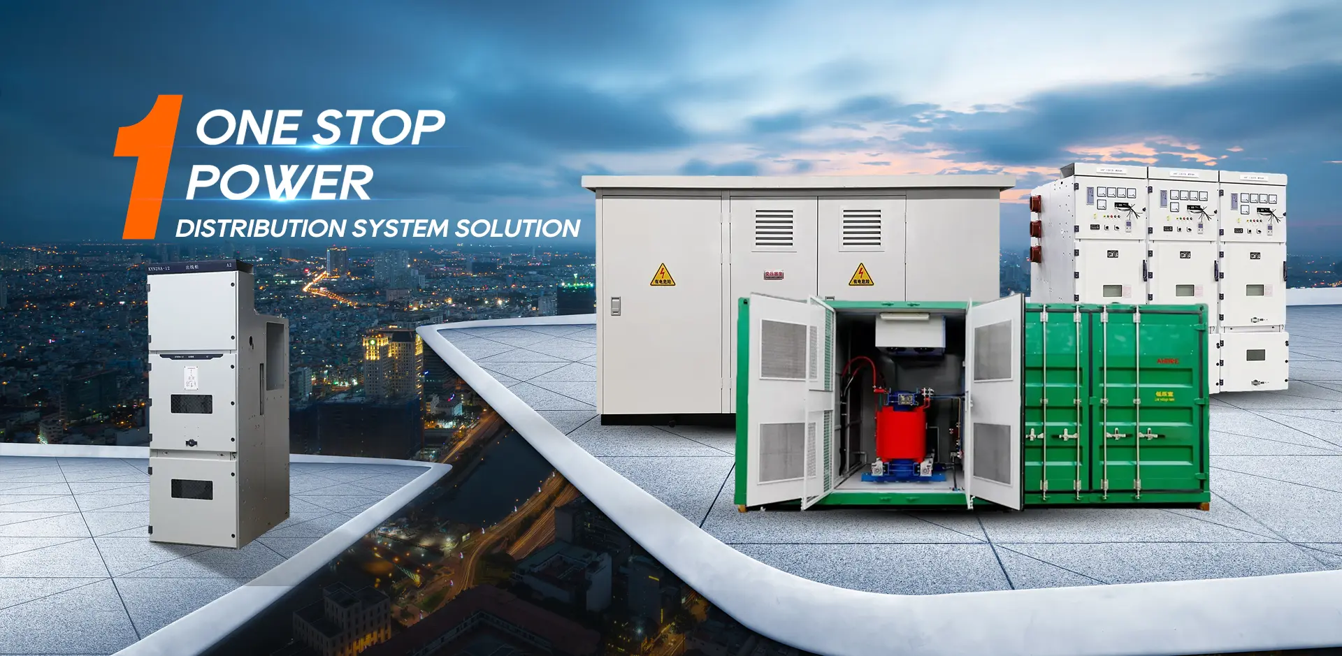 Sous-station électrique en Chine